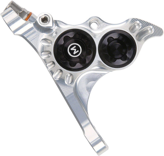 Hope RX4+ Disc Brake Caliper - Flat Mount Front +20mm Mineral Oil Type Silver Disc Brake Calipers Hope   