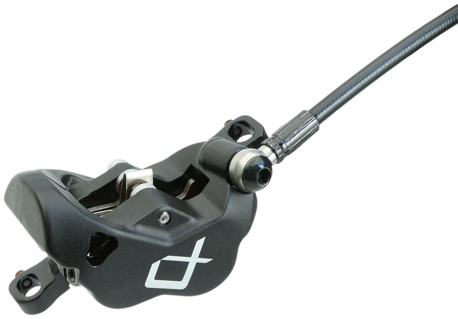 Hayes Dominion T4 Disc Brake and Lever - Rear Hydraulic Post Mount Black Disc Brake & Lever Hayes   