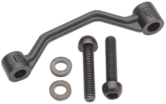 Hayes Post Mount Disc Brake Adaptor - 160 mm Mount for 180 mm Rotor Disc Brake Adapters & Bolts Hayes   