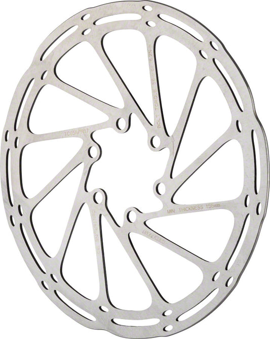 SRAM CenterLine Disc Brake Rotor - 180mm 6-Bolt Silver Disc Rotor SRAM   
