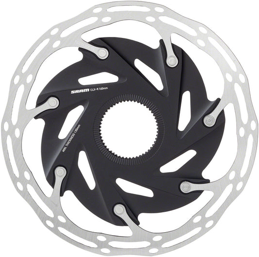 SRAM CenterLine XR Disc Brake Rotor - 160mm Center Lock Silver/Black Disc Rotor SRAM   