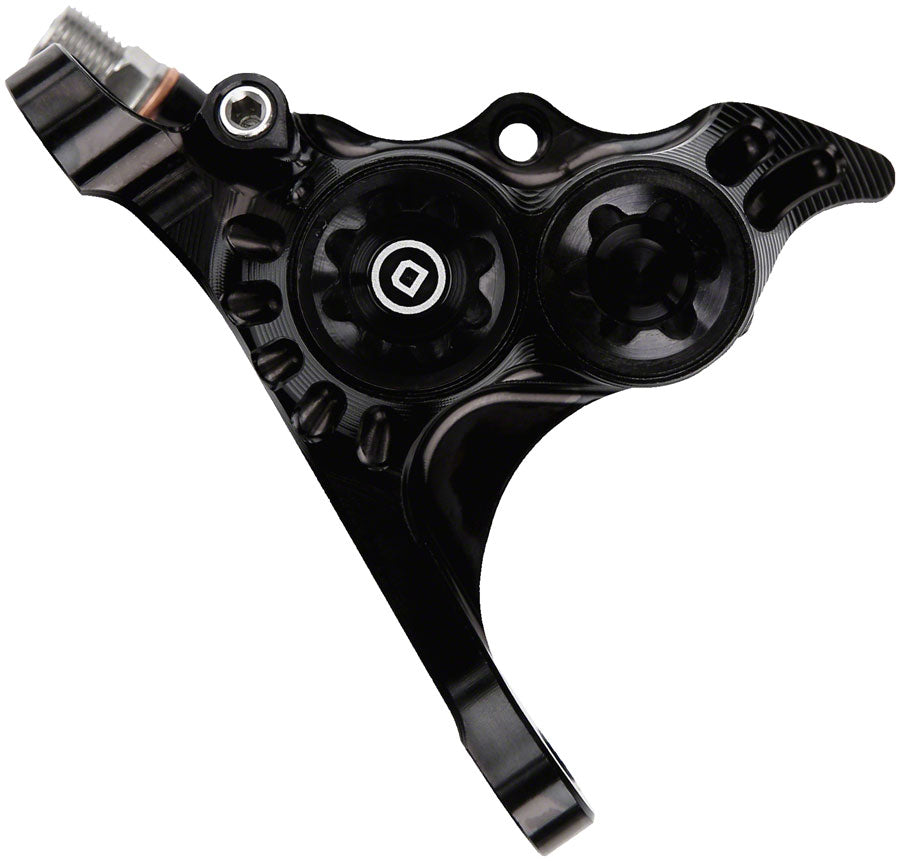 Hope RX4+ Disc Brake Caliper - Flat Mount Front +20 DOT Black Disc Brake Calipers Hope   