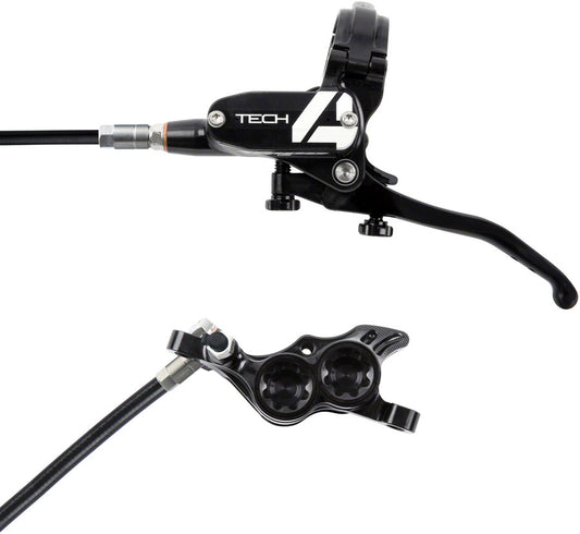 Hope Tech 4 E4 Disc Brake and Lever Set - Rear Hydraulic Post Mount Black Disc Brake & Lever Hope   