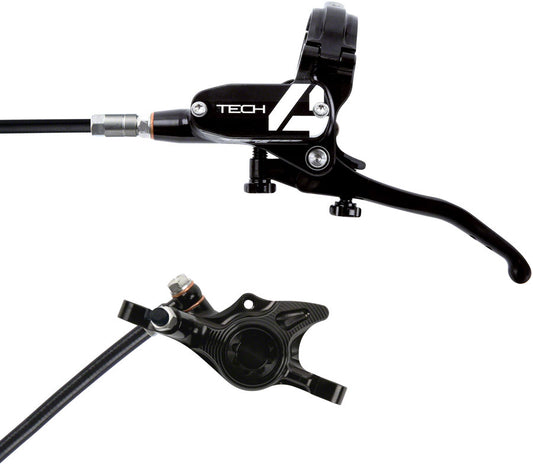 Hope Tech 4 X2 Disc Brake and Lever Set - Rear Hydraulic Post Mount Black Disc Brake & Lever Hope   