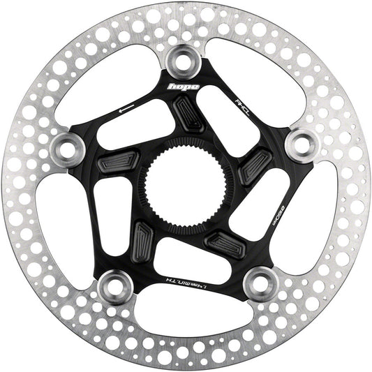 Hope RX Disc Rotor - 160mm Center-Lock Black Disc Rotor Hope   