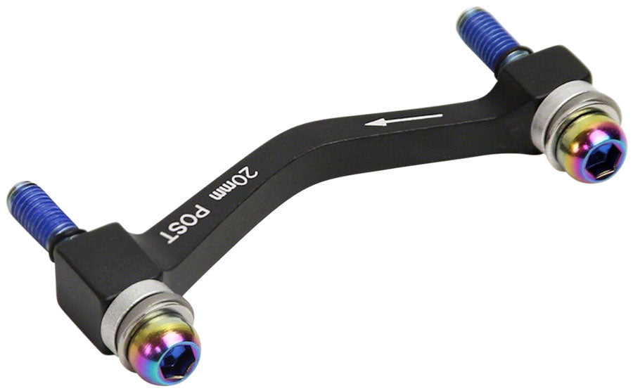 SRAM Post Bracket 20P Standard Mount - Includes Bracket Stainless Steel Rainbow Bolts Disc Brake Adapters & Bolts SRAM   