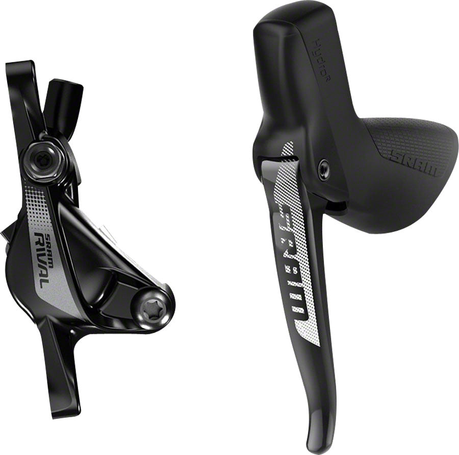 SRAM Rival 1 Disc Brake and Lever - Left/Front Hydraulic Post Mount Black A1 Disc Brake & Lever SRAM   