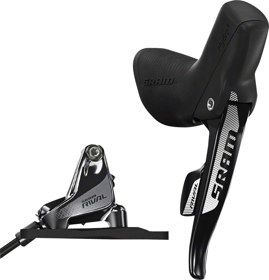 SRAM Rival 22 Flat Mount Hydraulic Disc Brake Front Shifter 950mm Hose Rotor Sold Separately Hydraulic Brake/Shift Lever Drop Bar SRAM   