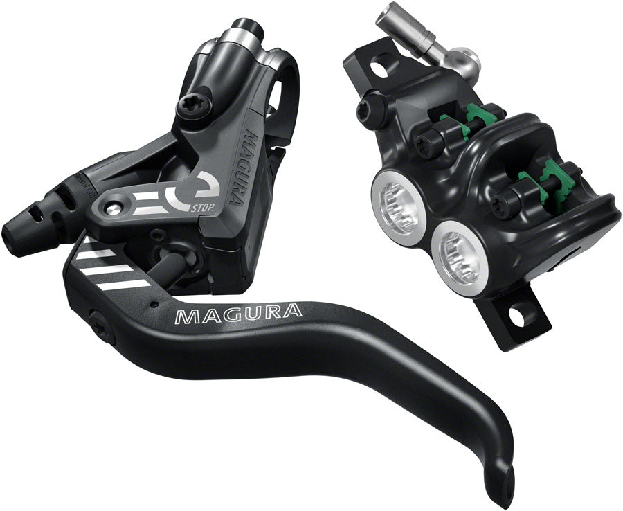 Magura MT5 eSTOP Disc Brake Lever - Front Rear Hydraulic Post Mount BLK Disc Brake & Lever Magura   