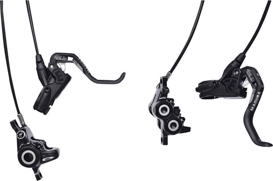 Magura MT Trail Sport Disc Brake Set - Front Rear Hydraulic Post Mount BLK/White Disc Brake & Lever Magura   