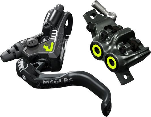 Magura MT7 Pro Disc Brake Lever - Front Rear Hydraulic Post Mount Tooled Reach Adjust BLK/Gray Disc Brake & Lever Magura   