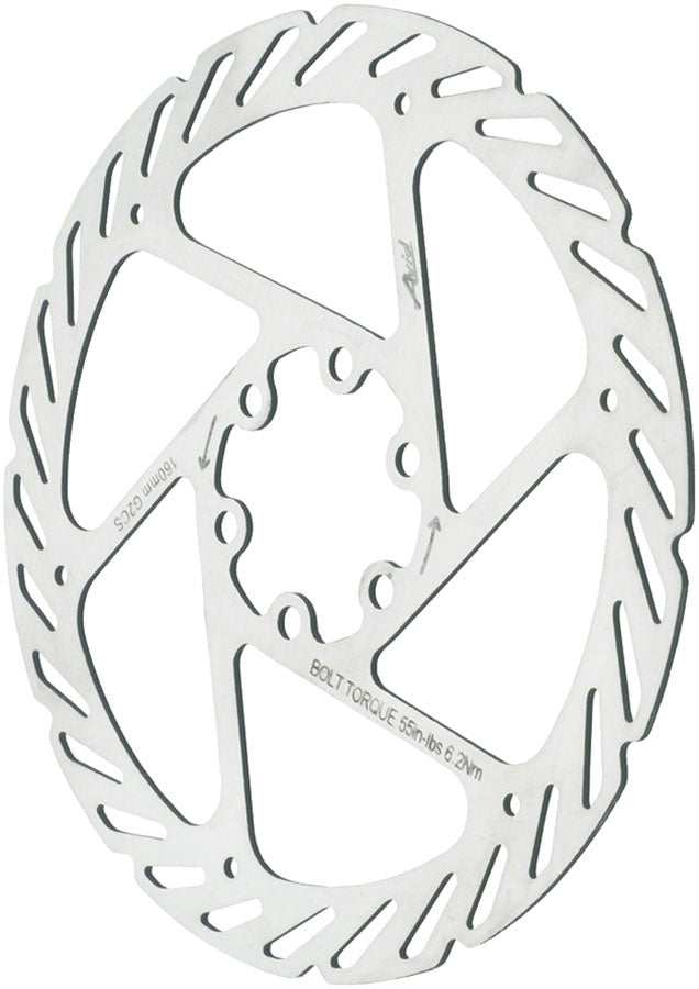 Avid G2 CleanSweep Disc Brake Rotor - 180mm 6-Bolt Silver Disc Rotor Avid   