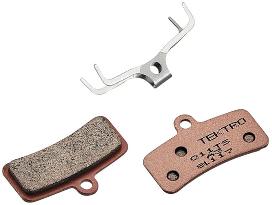 Tektro Q11TS Disc Brake Pads - Sintered Steel Backed For Use With 4-Piston Calipers Disc Brake Pads Tektro   