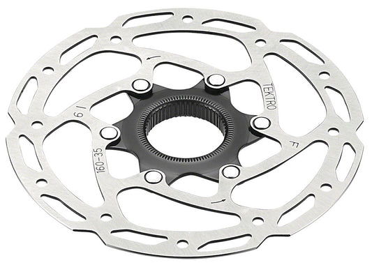 Tektro TR140-35 Disc Brake Rotor - 140mm Center-Lock Silver Disc Rotor Tektro   