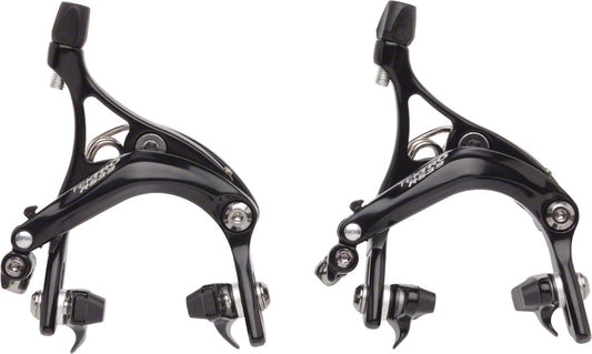 Tektro R539 Road Caliper Set Front & Rear Black 47-57mm QR Road Caliper Brakes Tektro   