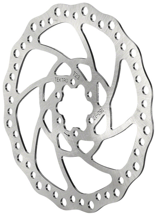 Tektro TR160-17 Disc Brake Rotor - 160mm 6-Bolt 2.3mm Thickness Silver Disc Rotor Tektro   