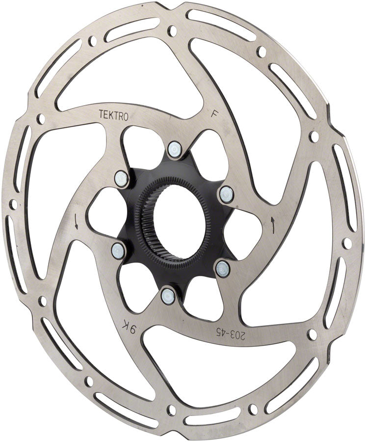 Tektro TR160-45 Disc Brake Rotor - 160mm Center-Lock 2.3mm Thickness Silver Disc Rotor Tektro   