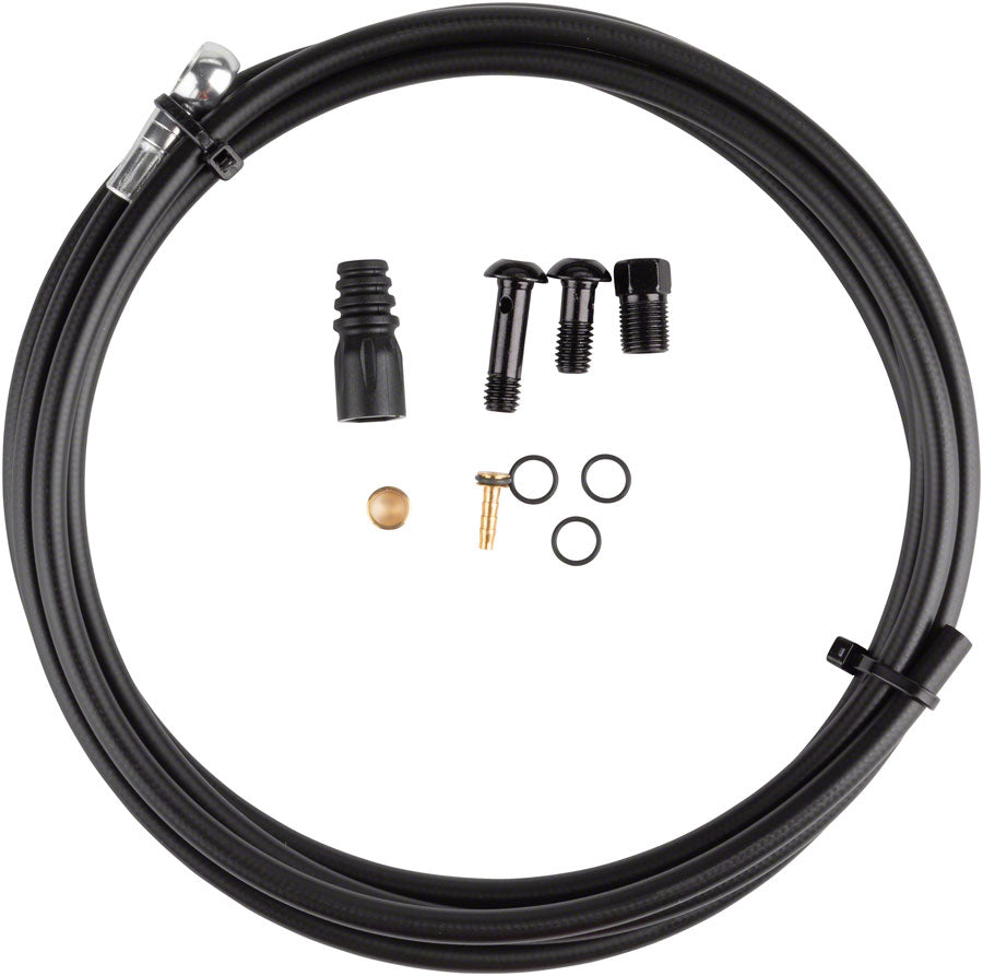Tektro Disc Brake Hydraulic Hose Kit - With Banjo Unit 5.5mm Kevlar Hose 2000mm Disc Hose and Parts Tektro   