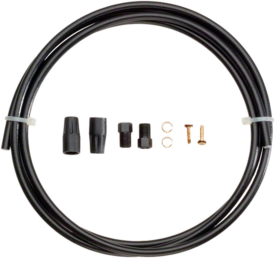 Tektro Hydraulic Brake Hose Kit - 2000mm 5.5mm Hose Black Disc Hose and Parts Tektro   