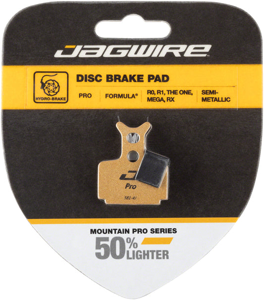 Jagwire Mountain Pro Alloy Backed Semi-Metallic Disc Brake Pads Formula T1 R1 RX MEGA RO Disc Brake Pads Jagwire   