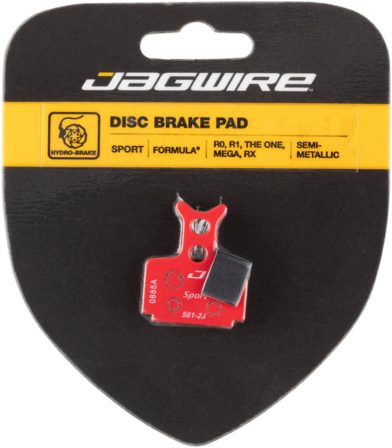 Jagwire Mountain Sport Semi-Metallic Disc Brake Pads Formula R1R R1 C1 CR3 RO ROR RX T1 Mega Cura Disc Brake Pads Jagwire   