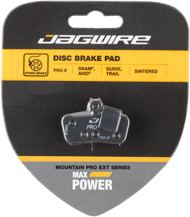 Jagwire Mountain Pro Extreme Sintered Disc Brake Pads SRAM Guide RSC RS R Avid Trail Disc Brake Pads Jagwire   