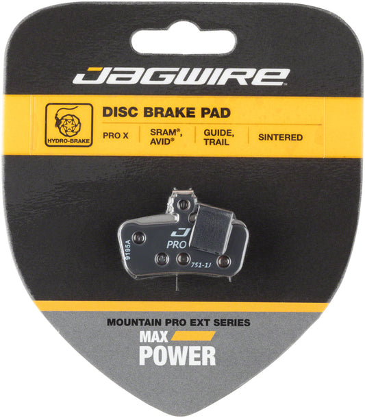 Jagwire Mountain Pro Extreme Sintered Disc Brake Pads SRAM Guide RSC RS R Avid Trail Disc Brake Pads Jagwire   