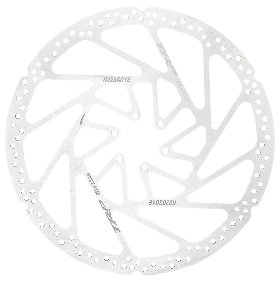 TRP R1 Disc Brake Rotor - 220mm 6-Bolt 2.3mm Rust Blocker Treatment Silver Disc Rotor TRP   