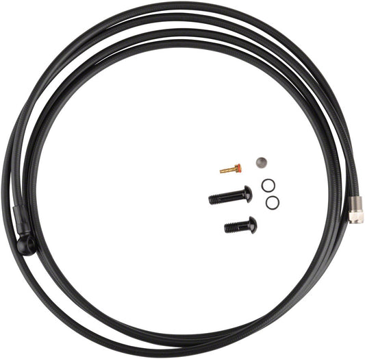 TRP Disc Brake Banjo Hose Kit - 2000 x 5.0mm Black Disc Hose and Parts TRP   