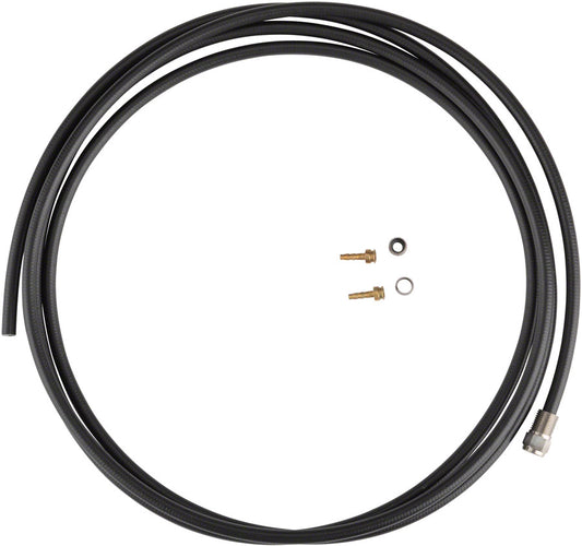 TRP Disc Brake Hose Kit for TT Hydraulic - 2000 x 5.0mm Black Disc Hose and Parts TRP   