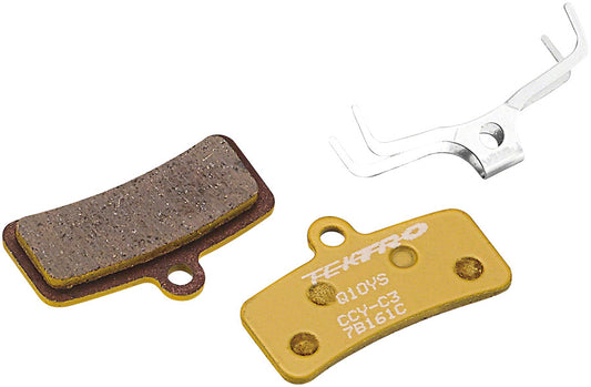 Tektro Q10YS Disc Brake Pads - Resin For Use With 4-Piston Caliper Yellow Disc Brake Pads Tektro   