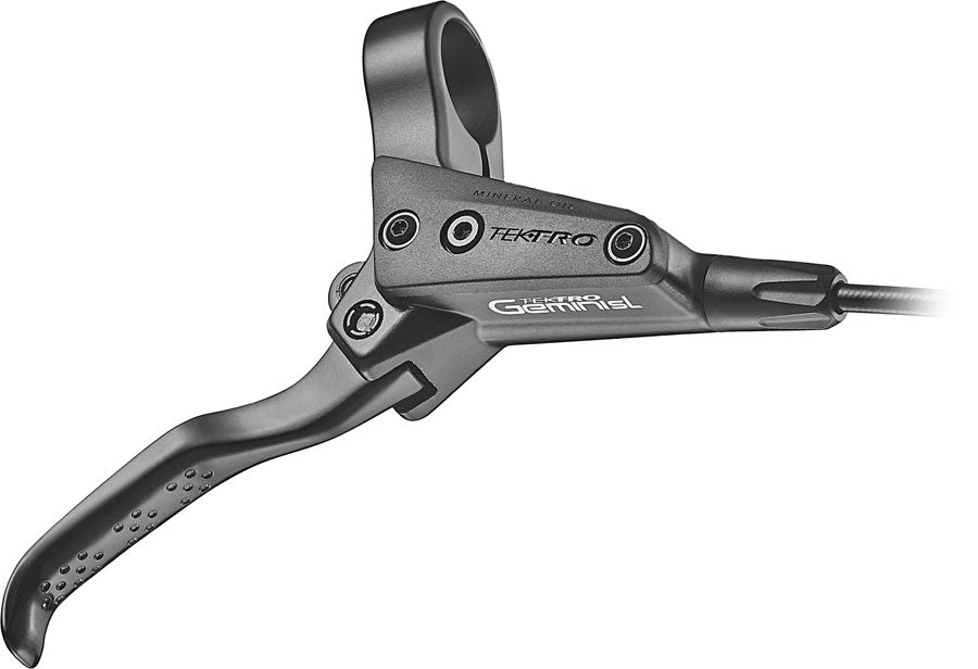 Tektro HD-M535 Disc Brake and Lever - Rear Hydraulic Post Mount Black Disc Brake & Lever Tektro   