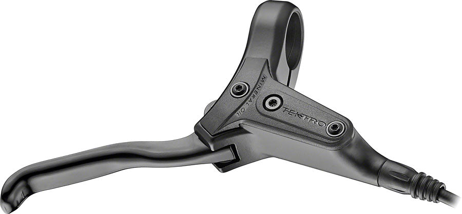 Tektro HD-R280 Disc Brake and Lever - Rear Hydraulic Flat Mount Black Disc Brake & Lever Tektro   