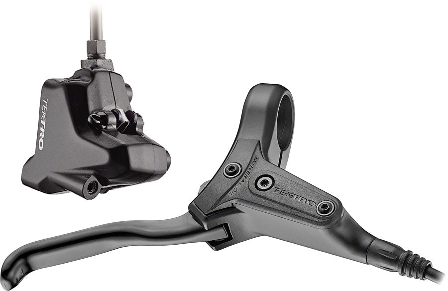 Tektro HD-R280 Disc Brake and Lever - Rear Hydraulic Flat Mount Black Disc Brake & Lever Tektro   