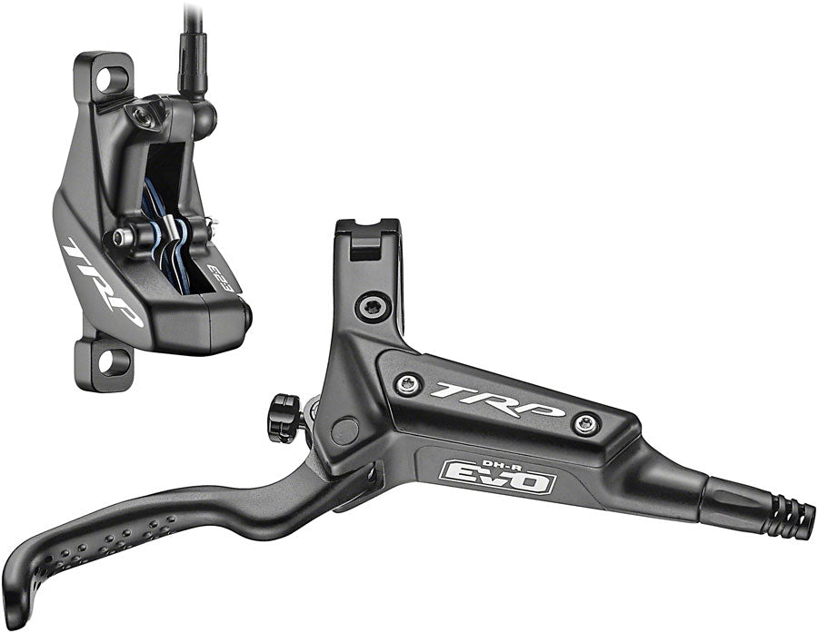 TRP DH-R EVO HD-M846 Disc Brake Lever - Rear Hydraulic 4-Piston Post Mount BLK Disc Brake & Lever TRP   