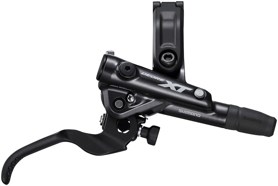 Shimano Deore XT BL-M8100/BR-M8100 Disc Brake Lever - Rear Hydraulic Post Mount 2-Piston Finned Pads I-SPEC EV Clamp Band BLK Disc Brake & Lever Shimano   
