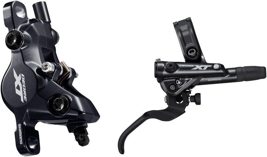 Shimano Deore XT BL-M8100/BR-M8100 Disc Brake Lever - Rear Hydraulic Post Mount 2-Piston Finned Pads I-SPEC EV Clamp Band BLK Disc Brake & Lever Shimano   