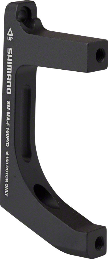 Shimano F160P/D Disc Brake Adaptor 160mm Rotor 74mm Caliper Flat- Mount Fork Disc Brake Adapters & Bolts Shimano   