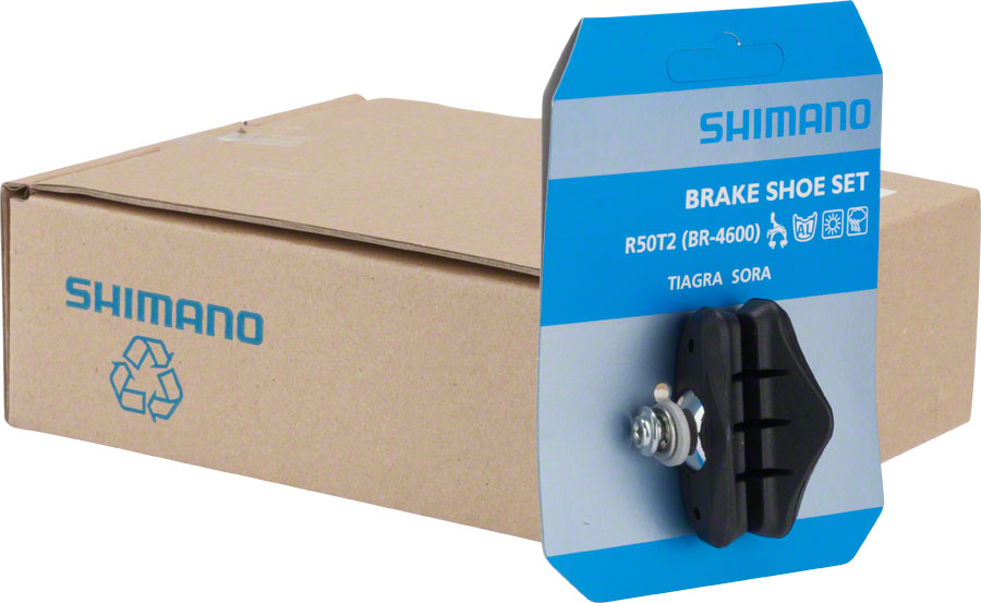 Shimano Tiagra BR-4600 R50T2 Road Brake Shoes 5-Pairs Brake Pads Shimano   