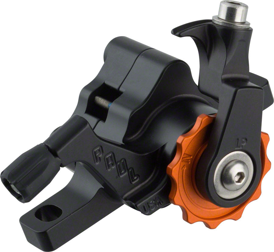 Paul Component Engineering Klamper Disc Caliper Long Pull BLK Orange Adjusters Disc Brake Calipers Paul Component Engineering   