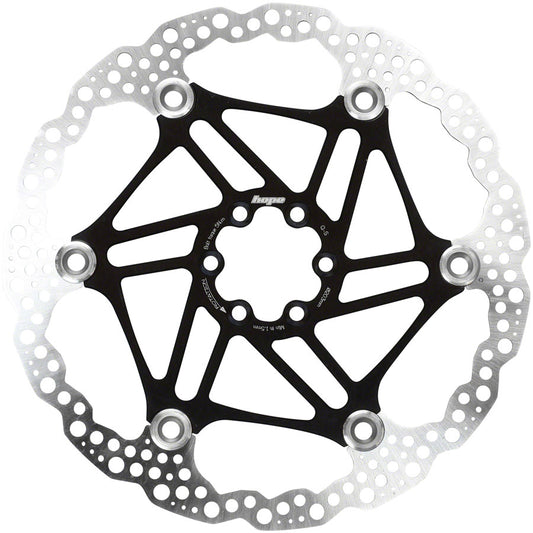 Hope Floating Disc Brake Rotor - 203mm 6-Bolt Black Disc Rotor Hope   