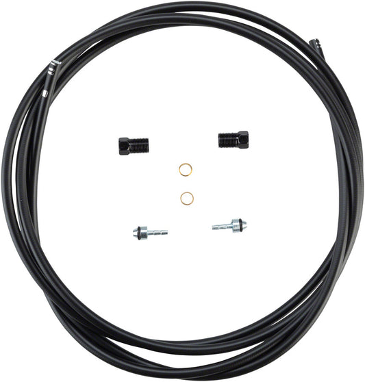 Promax Solve / DSK-923 Hydraulic Disc Brake Hose Kit Black 2000mm Disc Hose and Parts Promax   
