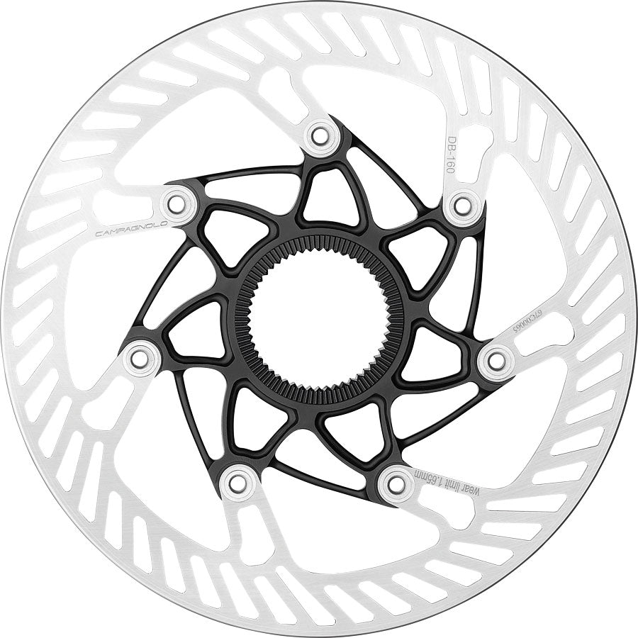 Campagnolo 03 Disc Brake Rotor - 160mm Center Lock Silver/Black Disc Rotor Campagnolo   