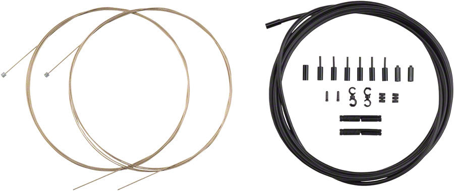 Jagwire Pro Shift Kit Road/Mountain SRAM/Shimano White Cables and Housing Jagwire   
