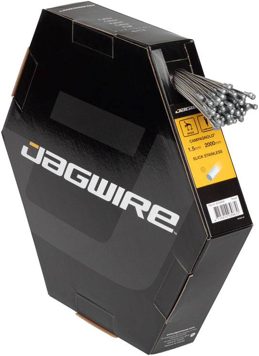 Jagwire Sport Brake Cable 1.5x2000mm Slick Stainless Campagnolo Box of 100 Cables and Housing Jagwire   