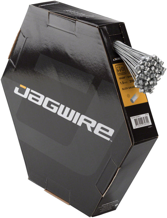 Jagwire Sport Brake Cable 1.5x2000mm Slick Galvanized SRAM/Shimano MTB Box of 100 Cables and Housing Jagwire   