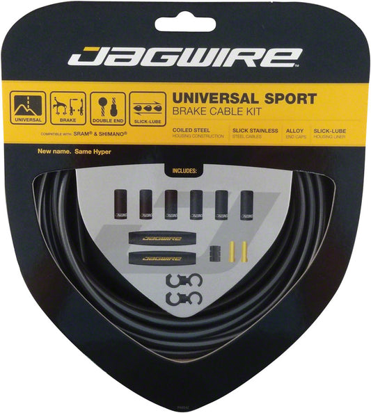 Jagwire Universal Sport Brake Cable Kit Ice Gray Cables and Housing Jagwire   