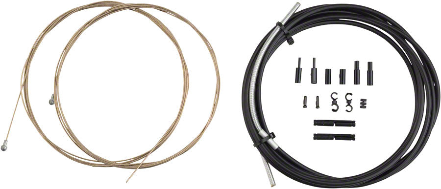 Jagwire Pro Brake Cable Kit Road SRAM/Shimano Black Cables and Housing Jagwire   