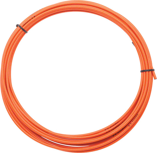 Jagwire 4mm Sport Derailleur Housing with Slick-Lube Liner 10M Roll Orange Cables and Housing Jagwire   