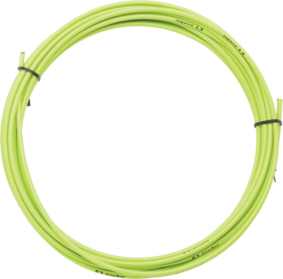 Jagwire 4mm Sport Derailleur Housing Slick-Lube Liner 10M Roll Organic Green Cables and Housing Jagwire   